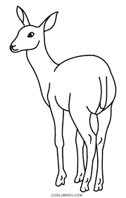 This realistic deer coloring pages will make your globe more colorful. Free Printable Deer Coloring Pages For Kids Cool2bkids