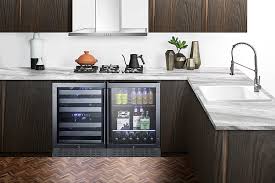 Summit custom cabinets is a building materials company based out of 10430 hoover rd ne, newark, ohio, united states. Full Extension Shelves Digital Thermostat Black Cabinet Summit Appliance Swc532blbist Commercially Approved Dual Zone 24 Wide Built In Wine Cellar With Seamless Stainless Steel Trimmed Glass Door Beverage Refrigerators Home Kitchen