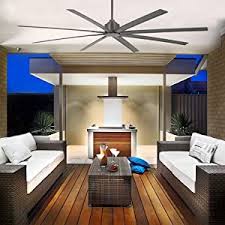 Ceiling fans └ lamps, lighting & ceiling fans └ home & garden all categories antiques art baby books business & industrial cameras & photo cell phones & accessories clothing, shoes. Minka Aire F896 84 Si Xtreme H2o 84 Inch Outdoor Ceiling Fan With Dc Motor In Smoked Iron Finish Amazon Com