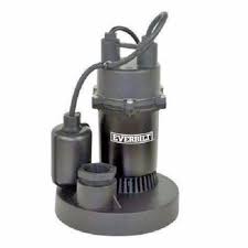 Everbilt 1 3 Hp Aluminum Submersible Sump Pump With Tether Everbilt Submersible Sump Pump Sump Pump Backup Sump Pump
