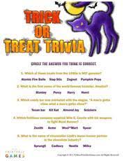 Here are three factors why you need to use printable answer sets for your class. Printable Halloween Games Trivia Bingo Kids Adults