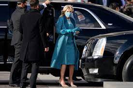Biden's inaugural dress is basically the same design in white and was designed by both dr. Who Designed Jill Biden S Inauguration Outfit The New York Times