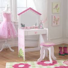 Kidkraft 13035 Girls Kids Pink White Dollhouse Vanity Table W Mirror Stool New Kidkraft Muebles Para Ninos Diseno De Muebles Tocador De Nina