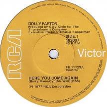 45cat - Dolly Parton - Here You Come Again / Me And Little Andy - RCA  Victor - New Zealand - 103007