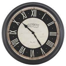 The clock is in excellent working condition and measures 30 across. Oversized Glenmont 30 Wall Clock Wall Clock Decor Therapy Clock