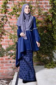 Gabrielle kurung black rm 239.00 rm 60.00. Baju Kurung Cecile Brocade Navy Blue Muslimahclothing Com