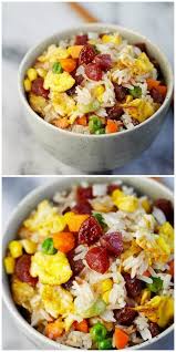 Chinese Fried Rice Recipes With Chinese Sausage Mexican Food Recipes Authentic Easy Chinese Recipes
