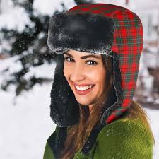 Cumming Modern Tartan Winter Trapper Hat