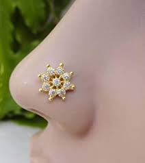 Amazon Com Nose Pin Nose Jewelry Gold Nose Stud Nose Piercing Jewelry