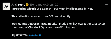 Claude 3.5 Sonnet 上线！荣膺AI 大模型之王_Claude官网_入口