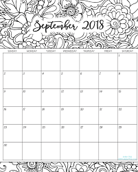 We are always adding new ones, so make sure to come back and check us out or make a suggestion. 2018 Monthly Coloring Calendars Printables Sarah Titus From Homeless To 8 Figures