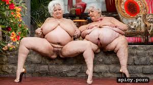 Image of asshole wide open, fat granny, white 70 year old, sexy, spread big  legs - spicy.porn