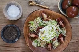 Israeli coucous is larger than regular coucous and can be found in the kosher section of the grocery store. Couscous And Burrata Cheese Salad Recipe For Crunch And Texture Ecophiles