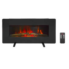 How to clean a fireplace. Ktaxon 36 1400w Wall Mount Freestanding Electric Fireplace Heater Black Fireplacess Com