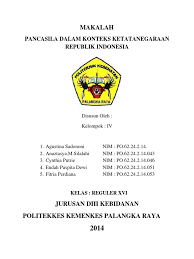 Check spelling or type a new query. Pancasila Dalam Konteks Ketatanegaraan Republik Indonesia