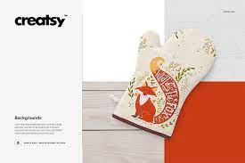 Download Oven Mitt Mockup Creative Market Fox Pattern Graphic Design Studios