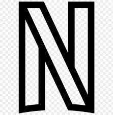 Netflix Logo Png Line Black And White Color Png Image With Transparent Background Png Free Png Images Black And White Colour Logo Outline Black And White Logos