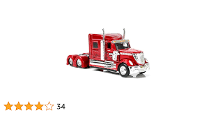 Risopen 164 International Lonestar Heavy Truck Modelo Semi Remolque Cabeza  Juguete Metal Diecast Remolque Traktor Juguete Regalo Clásico Auto Modelo  ...