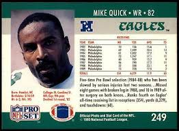 Mike Quick #249 1990 Pro Set