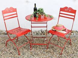 Seating Passion Table With 2 Chairs Set Metal Red Garden Chair Garden Table Garten Terrasse Mobel Garni Garden Chairs Garden Table Outdoor Furniture Sets