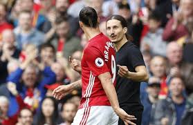 Zlatan ibrahimovic of @manutd celebrates after scoring. Man United Zlatan Ibrahimovic Confronted By Pitch Invader Lookalike Metro News