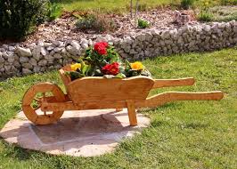 Holzdekoladen Pflanzschubkarre Blumenkarre Holzschubkarre Behandelt Typ 1 Holzdekoladen Holz Schubkarren Schubkarre Blumen In Einer Schachtel