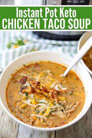 Try these easy keto recipes to lose weight on a ketogenic diet, from nutritionists and bloggers. Best Keto Chicken Taco Soup Recipe Instant Pot Or Crock Pot Kasey Trenum