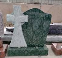 Green Granite Headstones - Elegant cemetery monuments