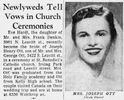 Mrs Joseph Ott (Eve Denkin)