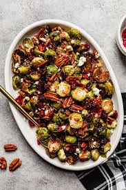 Roasted Brussels Sprouts With Bacon And Balsamic The Real Food Dietitians Recipe Sprouts With Bacon Roasted Brussel Sprouts Brussel Sprouts