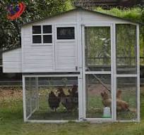 [Hot Item] White uso al aire libre grandes OEM en el patio 6 gallinas  Gallinero de madera