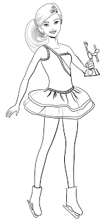 May 19 2016 a gente separou um monte de desenhos para colorir da barbie super a história da boneca barbie sempre vem associada a imagem da jogos de pintar da barbie · barbie art complete o desenho. Desenho De Barbie Patinadora Pentru Colorir