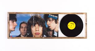 Rolling Stones Black And Blue Original Album Cover Rolling Stones Black And Blue Quadro Vinile In 2020 Rolling Stones Stone Blue Black