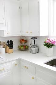 They are an oak cabinet that aren't painted, they are stained. How I Refreshed My Kitchen Cabinets In One Afternoon A Beautiful Mess