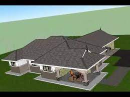Pelan Rumah D1 01 Pelan Rumah Banglo Setingkat 4 Bilik 3 Bilik Air Youtube