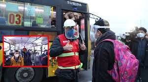 Descubre perú usando transporte público: Atu Pasajeros Sin Protector Facial No Podran Subir Al Transporte Publico Rcr Peru