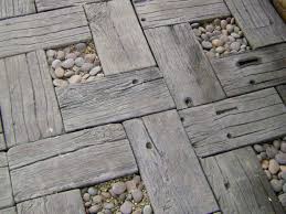 Wood Grain Concrete Pavers Pith Vigor Gardens Plants People Concrete Pavers Backyard Garden Paths