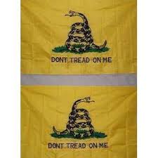 3x5*usa made gadsden dont tread on me rebel in/outdoor flag rattlesnake banner. 3x5 Double Sided Gadsden Flag Nylon Printed 210d