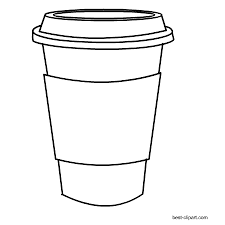 Black And White Coffee Cup Png 450 450 Pixels Coffee Cup Art Coffee Cup Drawing Coffee Doodle