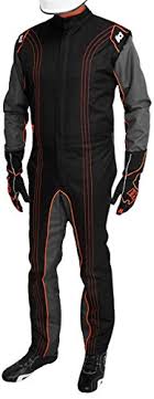 K1 Race Gear Cik Fia Level 2 Approved Kart Racing Suit Orange 4x Small