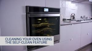 how to use the self clean feature on