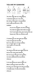 This ukulele chord sheet for you are my sunshine is perfect for printing off and hanging as a poster in your classroom, projecting on a screen, or printing for students to use! You Are My Gafundraising Com You Are My Sunshine Pdf4pro
