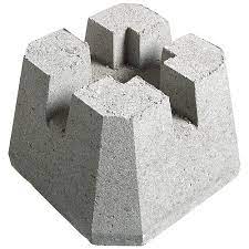 Decking blocks are stocked by uk timber, one of the leading suppliers of decking components. Shaw Brick 4 Way Deck Block 4 Posts Concrete 6582m Rona