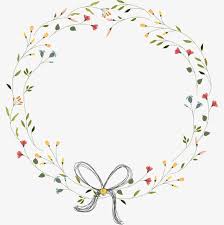 Nœud Papillon Belle Guirlande Gratuit Png Et Vecteur Couronne De Noel Dessin Dessin Coloriage Motif Floral