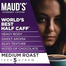 Amazon.com: Maud's Half Caff Coffee Pods, 100 ct, Medium Roast Coffee in  Recyclable Single Serve Pods