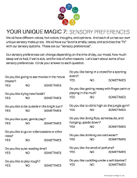 Sensory Preferences Worksheet For Kids Parenting Strategies Sensory School Based Therapy