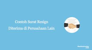 Oleh karena itu, bagi kalian yang ingin mengundurkan diri. Contoh Surat Pengunduran Diri Diterima Di Perusahaan Lain