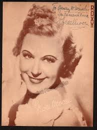 Grace Moore Autograph Program Roxy Theatre New York