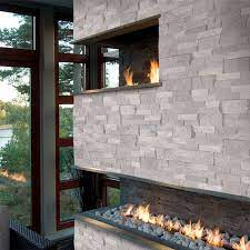 Rockmount Gray Travertine Stacked Stone