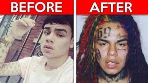 One rapper missed the memo against clout chasing over the weekend when she decided to get tekashi69's signature tattoo on her forehead. 9 Rapper Transformations You Won T Believe 6ix9ine Lil Pump Cardi B More Youtube